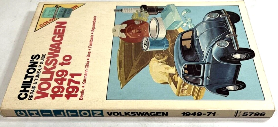 Guía de reparación y puesta a punto Volkswagen 1949-1971 Chilton's 5796 Foto 2 de 4