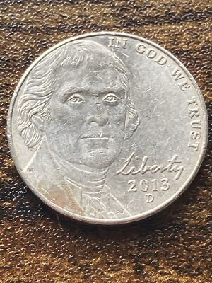 2013 D Jefferson Nickel Five (5) Cent Actual Coin TK3538* | eBay
