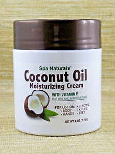 Spa Naturals Coconut Oil Moisturizing Cream with Vitamin E, Dry ...