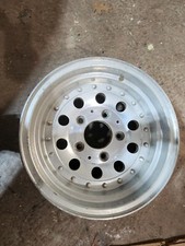 90-96 Ford F150 Bronco Original Used 10 Hole Aluminum Wheel 15x7.5 W Rivets