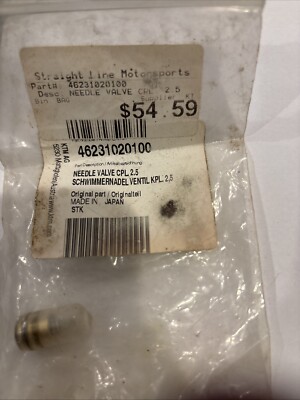 NOS KTM OEM Part 46231020100 NEEDLE VALVE CPL. 2.5
