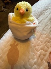 RARE "Eggbert The Beanie Baby"   1998/1999 Ty Chick Egg NWT