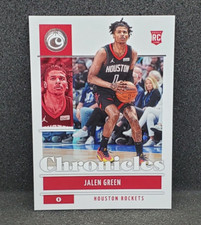 2021-22 Panini Chronicles Jalen Green ROOKIE RC #49 Houston Rockets