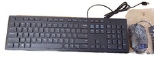 New Dell Wired USB Mouse  Keyboard Combo Kb216t1  MS116t1