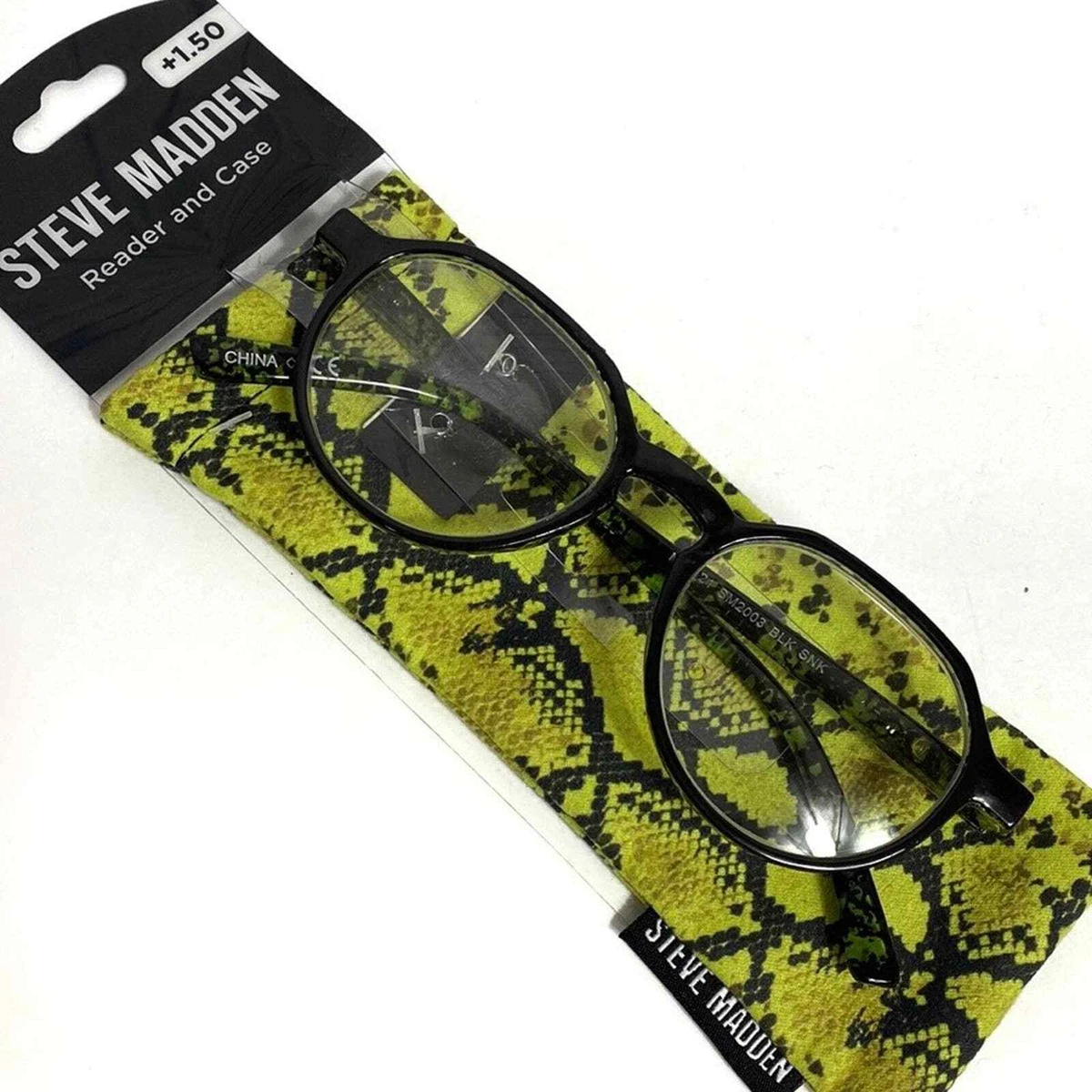 Steve Madden black reading glasses 1.50 magnification NWT eBay