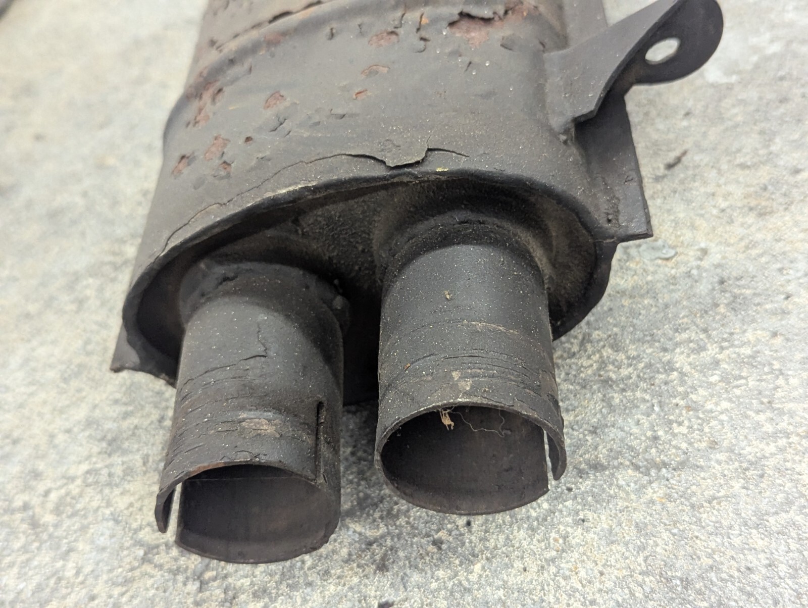 Ferrari ANSA center exhaust section