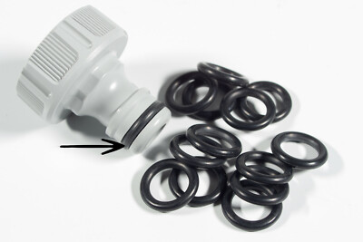 O-Ringe Dichtungen für alle 1/2'' Schlauchsysteme wie z.B. Gardena etc.