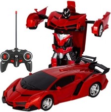 Coche transformación Robots vehículo deportivo modelo Robots Juguetes Cool
