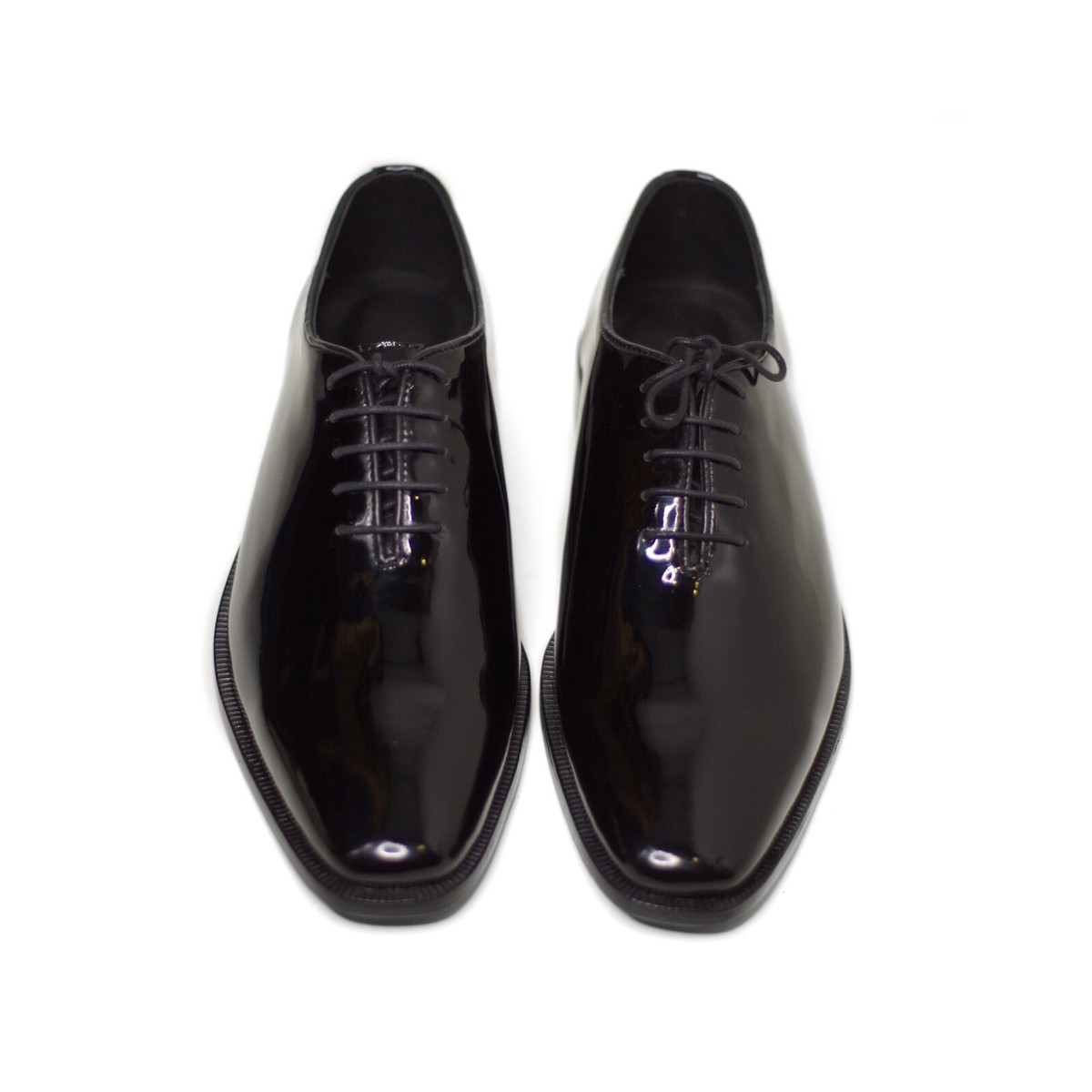 Sleek Black Leather Oxfords Black Oxford Shoes – Premium Men main image 3