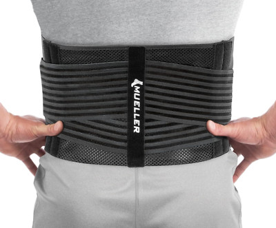 MUELLER Sports Medicine 4-In-1 Lumbar Back Brace, for Men and Women