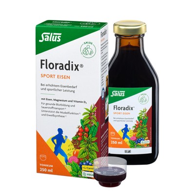 Salus  Floradix  Sport Eisen 250ml - Versorgung mit wichtigen Nährstoffe