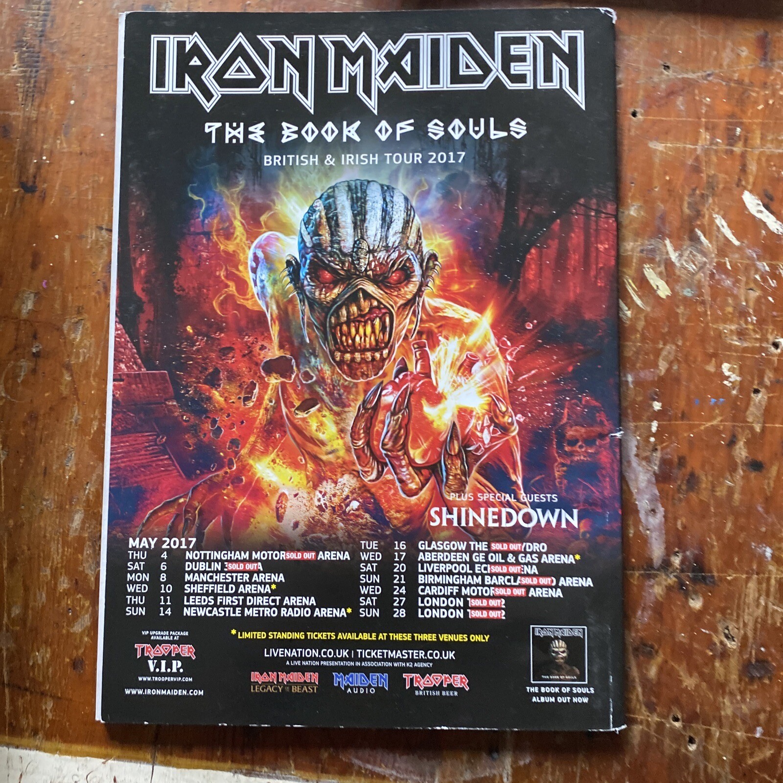 Metal Hammer May 2017 Magazine Iron Maiden eBay