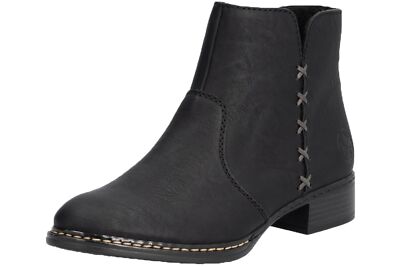 Rieker Stiefelette Schwarz 73475-00 Damen Schuhe