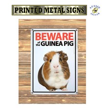 Guinea Pig cage hutch sign 