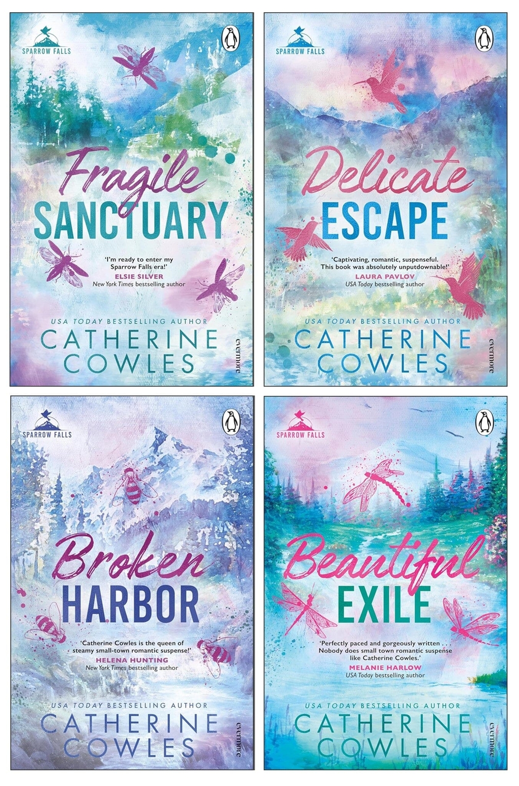 Sparrow Falls Series by Catherine Cowles 4 Books Collection Set - Fiction - PB