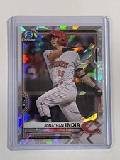 2021 Bowman Chrome Jonathan INDIA Atomic Refractor Base Card #BCP-46
