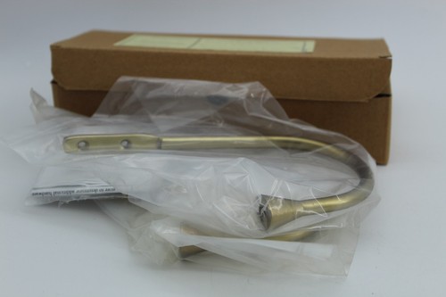 Sheffield Curved Arm Holdbacks Berkshire For Country Curtains NIB Antique Brass - Picture 2 of 5