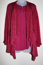 Womens Asymmetrical Sweater  Top - Sz. M/L