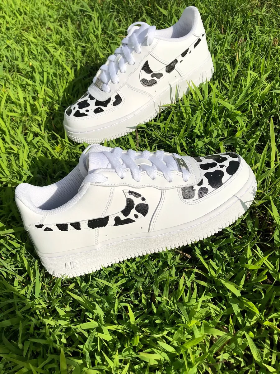 Custom Nike Air Force 1 Cow Print Cow Print Custom Nike Air Force