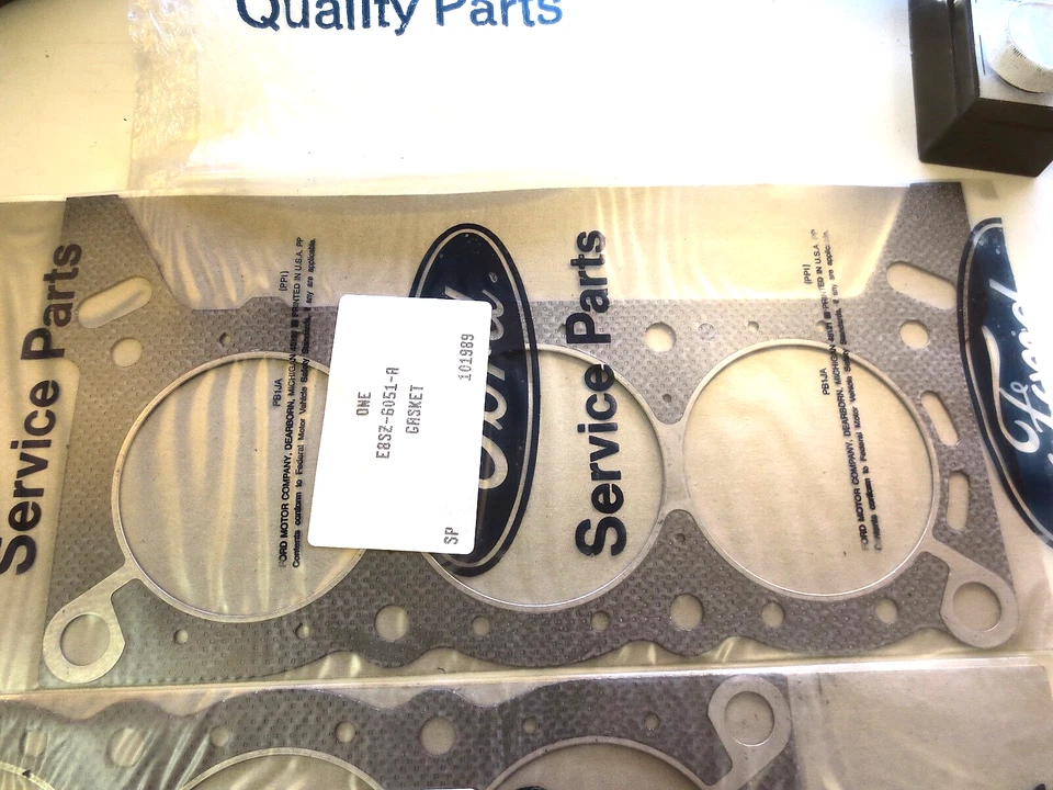 2 PIEZAS FORD 1988/1993 TAURUS "JUNTA" (CABEZAL CILINDRO) 6 CIL. 3,8 L, E8SZ-6051-A Foto 2 de 3