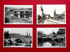 SENIOR SERVICE  4  PHOTO 1938 CIGARETTE CARDS  BRIDGES OF BRITAIN   29-30-31-32