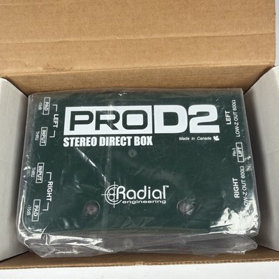 Radial Engineering ProD2 Stereo Direct Box Pedal PRO D2 - Pro-D2