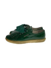 PRADA Lace-up Shoes Size 35 / US 5 Green Enamel