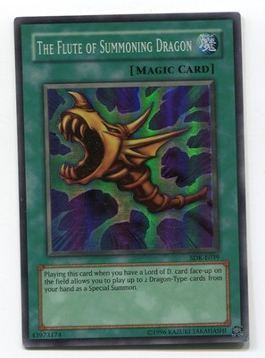 Yu-Gi-Oh! Excellent The Flute of Summoning Dragon Super Rare SDK-E039 englisch