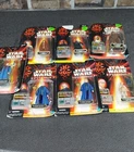 Lot of 7 STAR WARS Episode I Action Figures New Carded Vintage Damaged