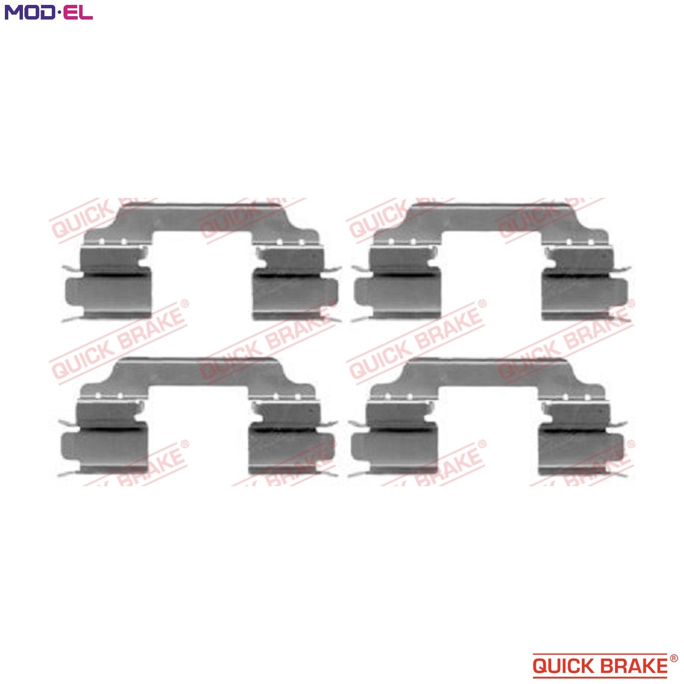 ACCESSORY KIT DISC BRAKE PAD 109-1649 FOR RENAULT KANGOO/Rapid/Express/GRAND
