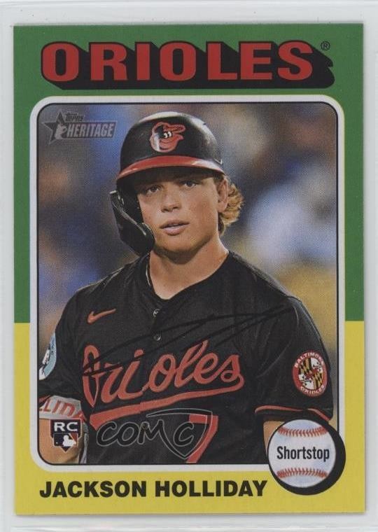 2024 Topps Heritage High Number Jackson Holliday #692 06or