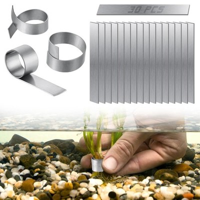 30 Pcs Aquarium Plant Over Weight Anchors for Fish Tank Prevents Floating