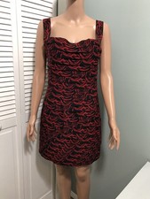 SHERRI HILL Hot red   Bandage Bodycon Cut Out Back Dress Size 12