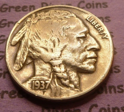 1937 d   Buffalo Nickels  High Grade Coin  #AM21