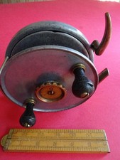 A SCARCE VINTAGE ALLCOCK BELL 6" SEA CENTREPIN REEL WELL USED BUT WORKING