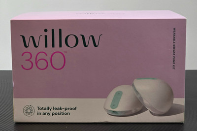 Willow 360 Wearable Breastfeeding Pump 2 Pack - Leakproof, 7 Levels of Hospital