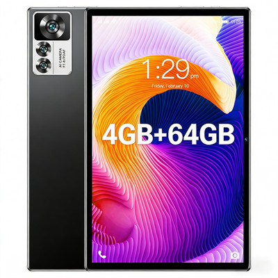 10.1'' WIFI  Android Tablets Pad Octa-Core & Dual Cameras 4GB+64GB IPS HD GPS FM