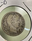 1911 D Barber Quarter