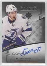 2016-17 Ultimate Collection Rookies Tier 1 210/299 Brayden Point #118 Auto av1