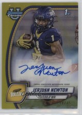 2024 Bowman U Chrome Prospect Yellow Refractor 48/75 Jerjuan Newton Auto s4k