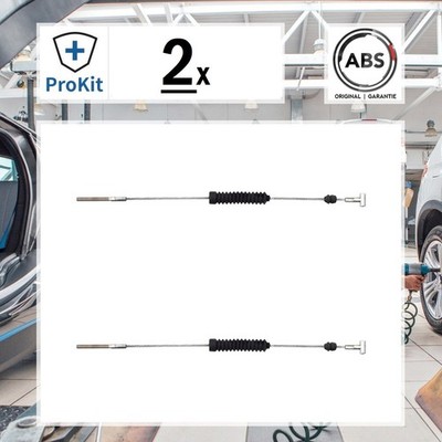 2x ORIGINAL  A.b.s. K12841 Seilzug, Feststellbremse passend für Toyota Camry#