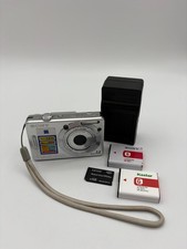 Sony Cyber-Shot DSC-W55 7.2MP Digital Camera Silver w/3x Zoom Bundle