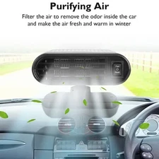 Car Heater Portable Heating Cooling Fan Defroster Demister for Car Truck 12V