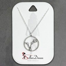Collana Silberdream In Argento 925 45Cm Segno Zodiacale Pesci Gioielli SDK8503W
