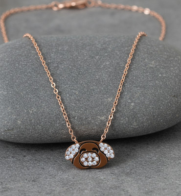 lucky fortune little pig stainless steel pendant / CC20080