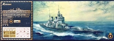 FlyHawk 1/700 HMS Duke of York 1943 Deluxe Edition Modellbausatz