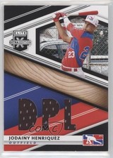 2020 Panini Elite Extra Edition DPL Material Black Jodainy Henriquez #DPM-JH 7ng
