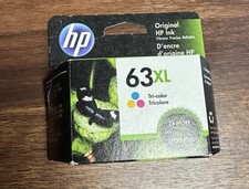 Genuine HP 63XL High Yield Tri-color Ink Cartridge F6U63AN 12/22