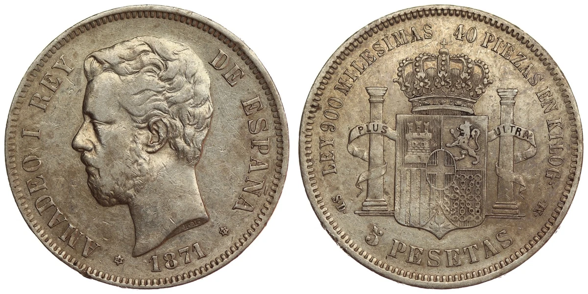 1871 Year Spanish Coins for sale | eBay