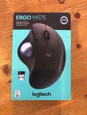 Logitech Ergo M575, ergonomisch, Trackball/Maus, kabellos, schwarz, neu & ovp
